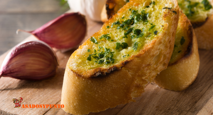 Pan Baguette Tostado con Ajo - Receta Parrillera